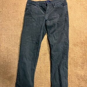 DEEP OLIVE GREEN GAP CORDUROY STRAIGHT FIT 34x30 PANTS